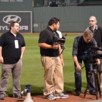 The McElroy Film Crew AT FENWAY Park